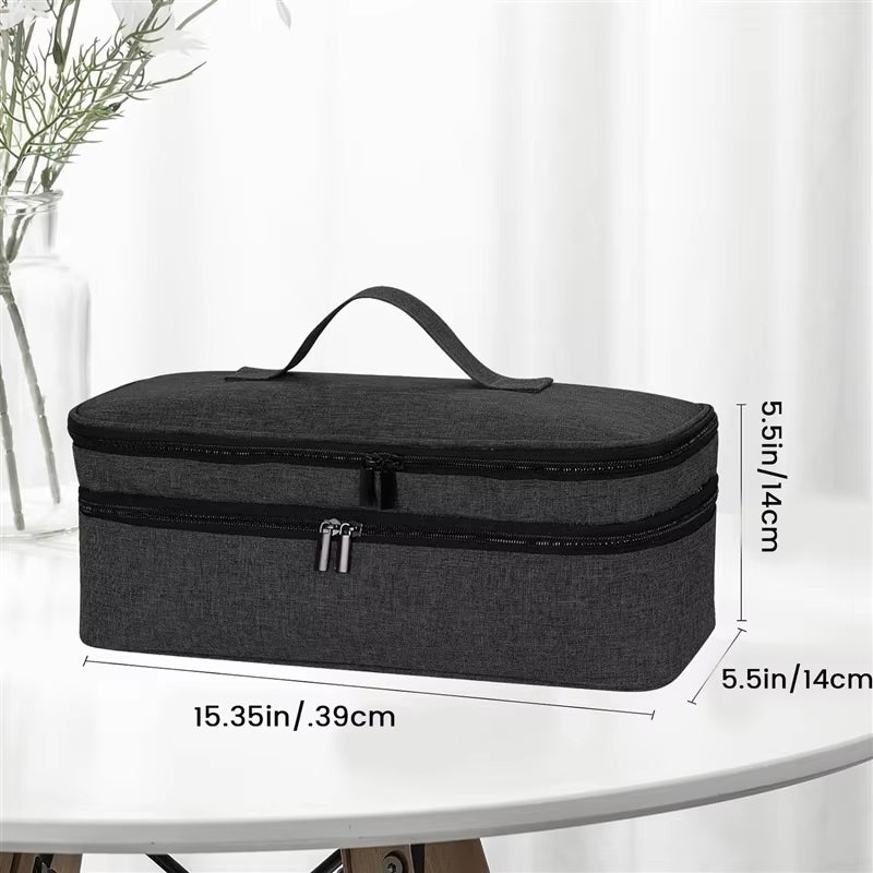 Aee4-2-Layer Travel Carrying Case for Revlon One-Step Hair Dryer Brush/Volumizer/Styler/Hot Tools, for Hair Sensation Pro