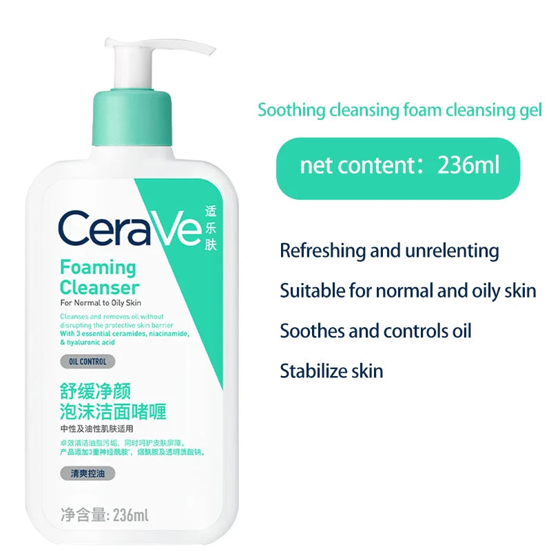 Hydrating Facial Cleanser | Moisturizing Face Wash for Dry Skin | Hyaluronic Acid + Ceramides + Glycerin | Hydrating Clea