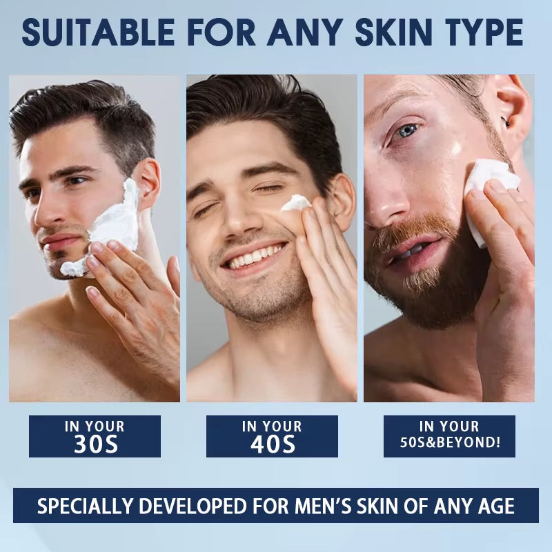 Men'S Collagen Face Cream High HA Anti-Aging Portable Moisturizing Cream Retinol anti Wrinkle Skincare Products for Daily Use