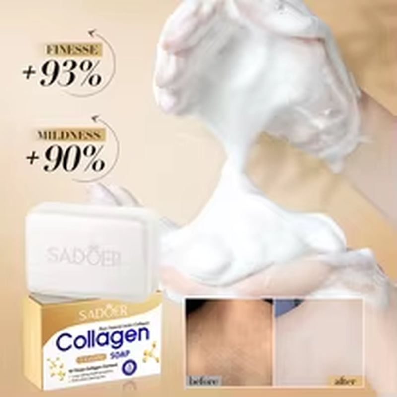 Aloe Facial Soap Collagen Face Wash Foam Facial Cleanser Moisturizing Hydrating Oil Control Body Bathing Handmade Soap