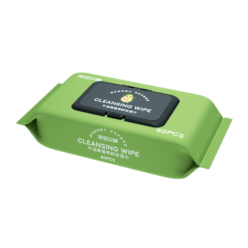 60-Drawer Avocado Makeup Remover Wipe Clean Face
