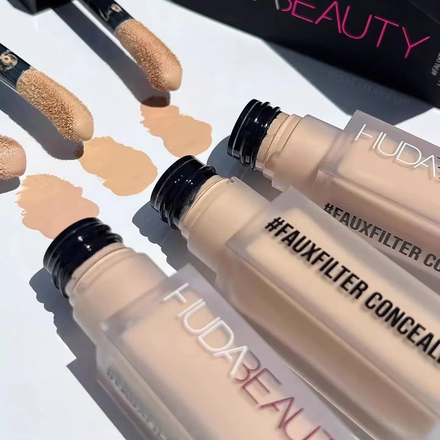 Faux Filter Luminous Matte Eye Concealer Moisturizing Long Lasting Lightweight Foundation Makeup Liquid Foundation