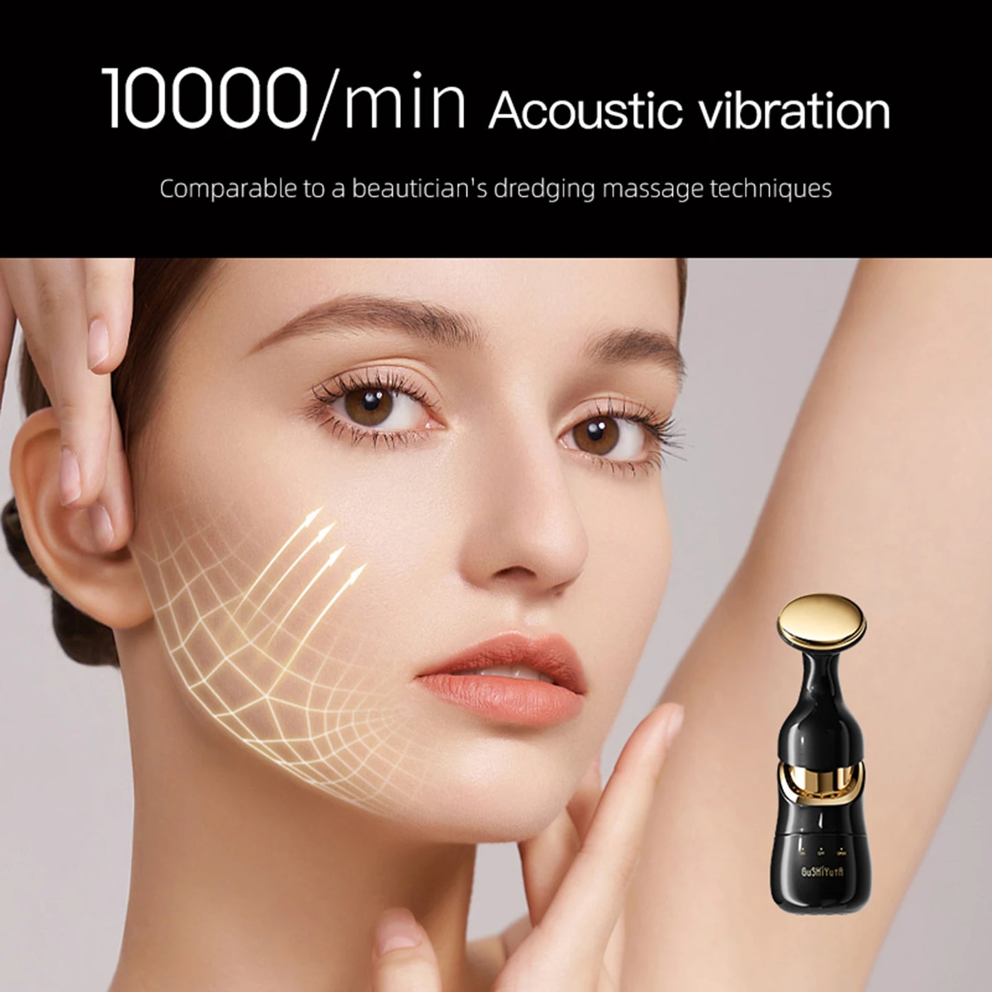 3 Heads Skin Care Facial Firming Massager Multifunction Skin Care Face Sculpting Tool for Women Daily Skin Care Routine