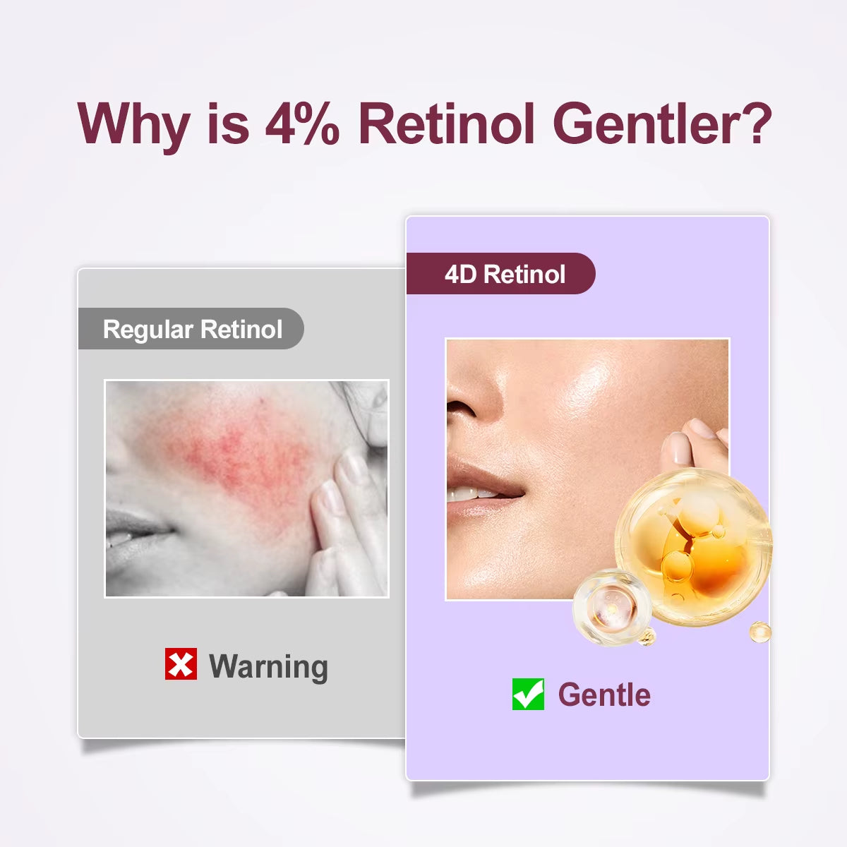 Retinol Face Serum anti Wrinkle Deep Moisturizing Nourish Essence Fade Fine Line Firming anti Aging Facial Serum Skin Care