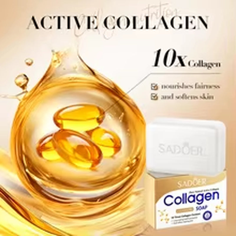 Aloe Facial Soap Collagen Face Wash Foam Facial Cleanser Moisturizing Hydrating Oil Control Body Bathing Handmade Soap