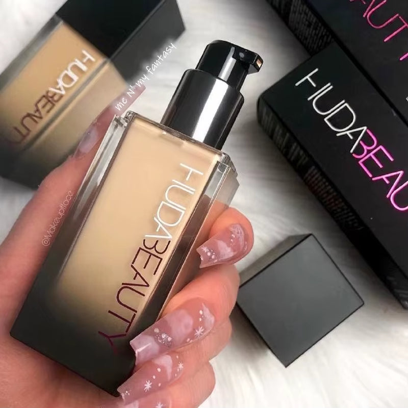Flawless Liquid Foundation Matte Concealer Long-Lasting Moisturizing Nourishing Facial Makeup Breathable Cosmetics