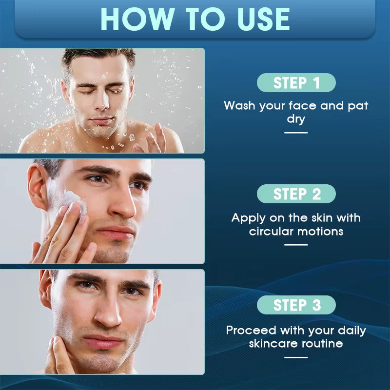 Men'S Collagen Face Cream High HA Anti-Aging Portable Moisturizing Cream Retinol anti Wrinkle Skincare Products for Daily Use