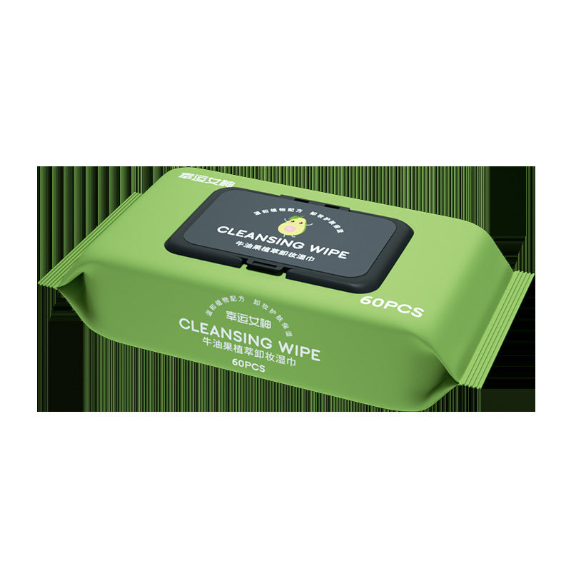60-Drawer Avocado Makeup Remover Wipe Clean Face