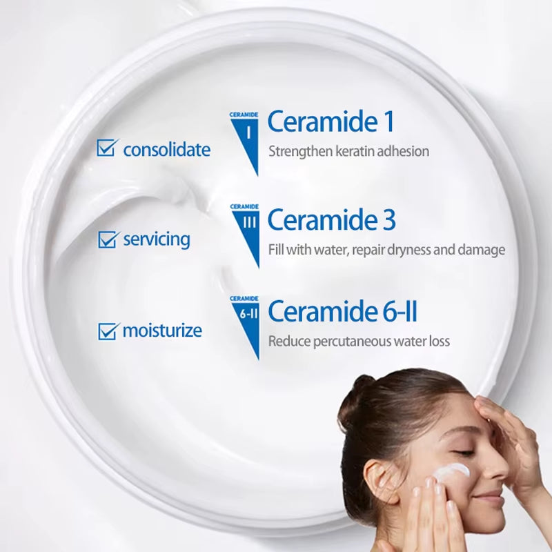 Moisturizing Cream 85G Body Cream with Hyaluronic Acid and Ceramidesand Face Moisturizer for Dry Skin Oil-Free