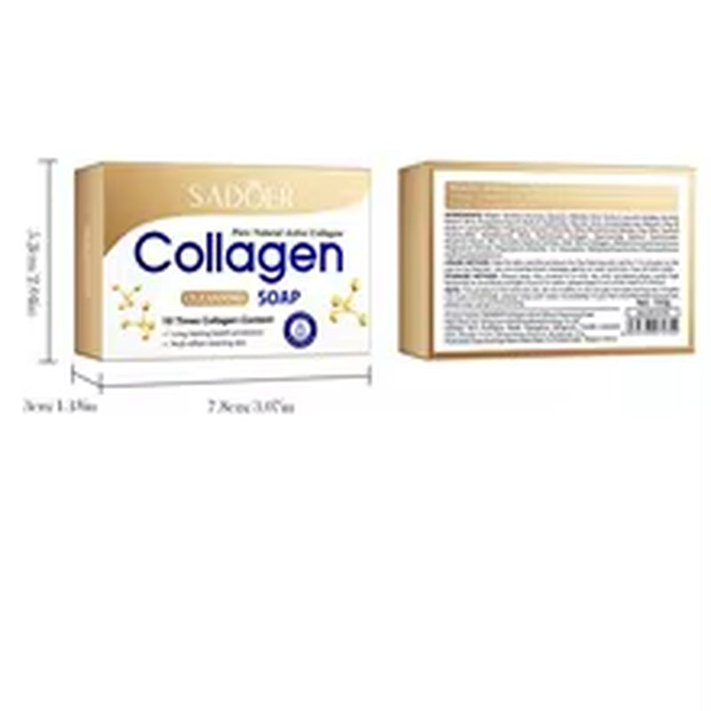 Aloe Facial Soap Collagen Face Wash Foam Facial Cleanser Moisturizing Hydrating Oil Control Body Bathing Handmade Soap