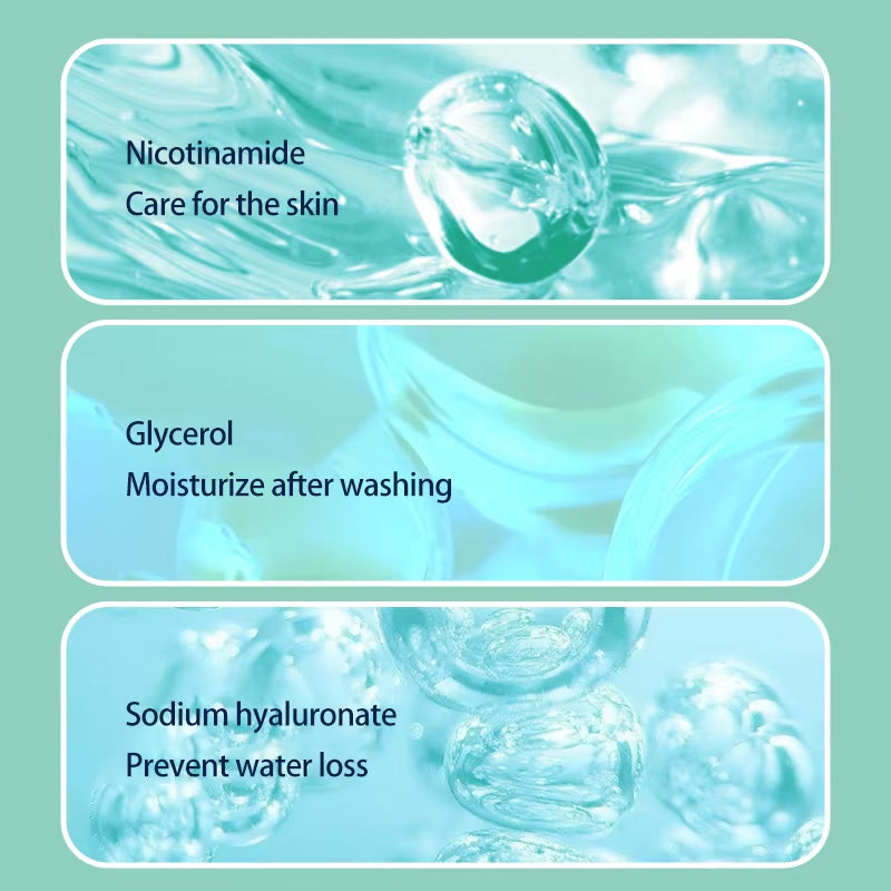 Hydrating Facial Cleanser | Moisturizing Face Wash for Dry Skin | Hyaluronic Acid + Ceramides + Glycerin | Hydrating Clea